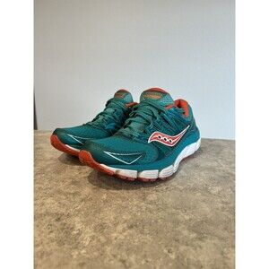 Saucony Propel Nitro Women’s Running Walking Shoes Teal with Orange Sz 8